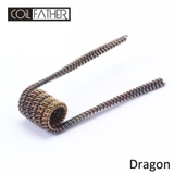 Hộp 6 Coil SS316L Rainbow Quấn Sẵn COIL-FATHER - Dây dẫn nhiệt DIY, build coil, trở