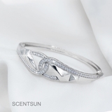 Lắc tay bạc Snake Diamond