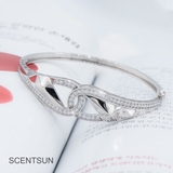 Lắc tay bạc Snake Diamond 9694VG28B