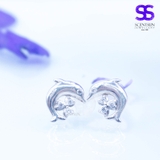 Khuyên tai nữ - Cá Heo xinh xắn  A7287GD23E