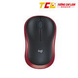 CHUỘT KHÔNG DÂY LOGITECH M185 ĐỎ ĐEN 910-002503