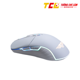CHUỘT GAMING KHÔNG DÂY NEWMEN WGX6 TRẮNG (DUAL MODE TYPE C & 2.4GHZ)