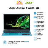 (NEW Full box) Laptop Acer Aspire 3 A315-58 (i5-1135G7 | RAM 8GB | SSD 512GB | 15.6