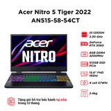 Acer Nitro 5 Tiger 2022 AN515-58-54CT (i5-12500H | RAM 8GB | SSD 512GB | RTX 3060 | 15.6 inch FHD IPS 165Hz)