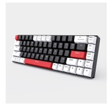 BÀN PHÍM CƠ KHÔNG DÂY EDRA EK368L WHITE BLACK RED SWITCH (BLUETOOTH, WIRELESS 2.4G)