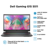 Laptop Dell Gaming G15 5511 (AMD R7-5800H | RAM 16GB | SSD 512GB | RTX 3060 6GB | 15.6 inch FHD 165Hz)