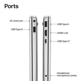 HP Laptop AI 15-fd2050wm (D4JK5UA),Core Ultra 5-225U,8GB,512GB SSD,15.6”(1920X1080)Touch,W11,Silver