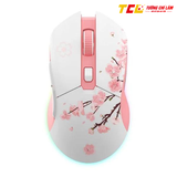 CHUỘT GAMING KHÔNG DÂY DAREU EM901X PINK LED RGB