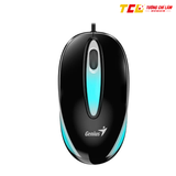 CHUỘT CÓ DÂY GENIUS DX-MINI (USB/ĐEN/RGB/BLUEEYE)