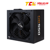 NGUỒN MÁY TÍNH AIGO GB550 - 550W (80 PLUS BRONZE/MÀU ĐEN)