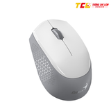 CHUỘT KHÔNG DÂY SILENT GENIUS NX-8000S BT (KẾT NỐI 3 THIẾT BỊ BLUETOOTH 5.3/WIRELESS 2.4GHZ/TRẮNG/BLUEEYE)