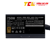 NGUỒN MÁY TÍNH COOLER MASTER MWE V2 230V 750 750W PLUS BRONZE (80 PLUS BRONZE/MÀU ĐEN)