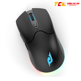 CHUỘT GAMING KHÔNG DÂY EDRA EM623W ĐEN (USB WIRELESS 2.4GHZ/BLUETOOTH/RGB/OMRON SWITCH)