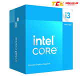 CPU Intel Core i3-14100F (Turbo up to 4.7 GHz | 4 nhân 8 luồng | 12MB Cache | LGA 1700 |  Raptor Lake)