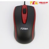 CHUỘT FUHLEN L102 (USB/ĐEN ĐỎ)