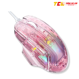 CHUỘT GAMING CÓ DÂY AULA S80 MÀU TRONG SUỐT