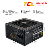 NGUỒN MÁY TÍNH COOLER MASTER MWE GOLD 850 - V2  850W ( 80 PLUS GOLD/MÀU ĐEN/FULL MODULAR)