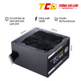 NGUỒN MÁY TÍNH COOLER MASTER MWE V2 230V 750 750W PLUS BRONZE (80 PLUS BRONZE/MÀU ĐEN)