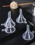 PE07 -  Phễu nhựa mini trong suốt dùng chiết mỹ phẩm, nước hoa, sữa dưỡng da, mực xăm, dầu bôi trơn, màu...
