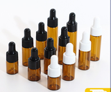 PET - PE27 - Chai thủy tinh nhỏ giọt màu nâu chống oxy hóa dùng đựng tinh dầu, serum, mỹ phẩm các loại PE27