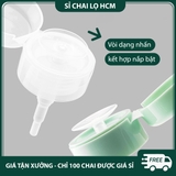 PE11 - Chai lọ PET đựng toner, nước tẩy trang, nước hoa hồng, nước chùi móng tay... có nút nhấn tiện lợi, dung tích 120ml - PE11