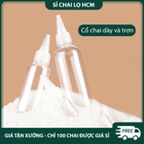 PE13 - Chai lọ PET nắp nhọn dùng chiết mỹ phẩm, mực xăm, dầu máy... chất liệu nhựa PET mềm bóp nhỏ giọt, nhiều dung tích 10ml 20ml 30ml 50ml 60ml 80ml 100ml - PE13