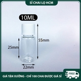 PE04 - Chai lọ nhựa PET, nắp nhựa vặn, nhiều dung tích 5ml 10ml 20ml 30ml 50ml PE04