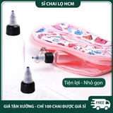 PE16 - Chai lọ PET nắp vặn đầu nhọn nhỏ giọt dùng chiết mực xăm, mỹ phẩm du lịch, tinh dầu, dầu máy... nhiều dung tích 5ml 10ml 20ml 30ml 50ml 60ml 80ml 100ml - PE16