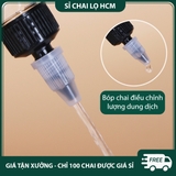PE16 - Chai lọ PET nắp vặn đầu nhọn nhỏ giọt dùng chiết mực xăm, mỹ phẩm du lịch, tinh dầu, dầu máy... nhiều dung tích 5ml 10ml 20ml 30ml 50ml 60ml 80ml 100ml - PE16