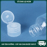 PE17 - Chai nhựa PET nắp bật dùng chiết mỹ phẩm du lịch, mực, màu... nhiều dung tích -  PE17