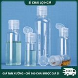 PE17 - Chai nhựa PET nắp bật dùng chiết mỹ phẩm du lịch, mực, màu... nhiều dung tích -  PE17