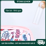 PE17 - Chai nhựa PET nắp bật dùng chiết mỹ phẩm du lịch, mực, màu... nhiều dung tích -  PE17