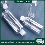 PE17 - Chai nhựa PET nắp bật dùng chiết mỹ phẩm du lịch, mực, màu... nhiều dung tích -  PE17