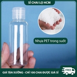 PE17 - Chai nhựa PET nắp bật dùng chiết mỹ phẩm du lịch, mực, màu... nhiều dung tích -  PE17