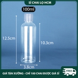 PE17 - Chai nhựa PET nắp bật dùng chiết mỹ phẩm du lịch, mực, màu... nhiều dung tích -  PE17