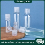 PE17 - Chai nhựa PET nắp bật dùng chiết mỹ phẩm du lịch, mực, màu... nhiều dung tích -  PE17