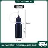 PE20 - Chai nhựa PET ngòi kim, thân màu đen chống oxy hóa PE20