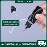 PE20 - Chai nhựa PET ngòi kim, thân màu đen chống oxy hóa PE20