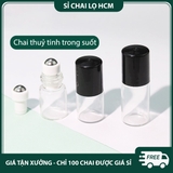 PE22 - Chai thủy tinh chiết nước hoa, tinh dầu 1ml/ 2ml/ 3ml/ 5ml, chai lăn bi chiết nước hoa, nhỏ gọn - PE22