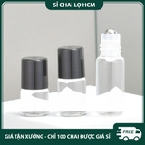 PE22 - Chai thủy tinh chiết nước hoa, tinh dầu 1ml/ 2ml/ 3ml/ 5ml, chai lăn bi chiết nước hoa, nhỏ gọn - PE22