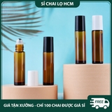 Chai  thủy tinh chiết nước hoa, tinh dầu 1ml/ 2ml/ 3ml, chai lăn bi chiết nước hoa, nhỏ gọn - PE25