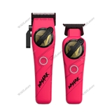 Combo tông đơ WMARK NG-8613KIT Pink Chính Hãng | Tông đơ cắt + Tông viền