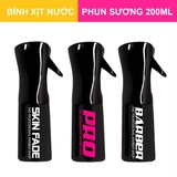Bình xịt nước áp suất N2 Black phun sương nano Skin Fade 200ml