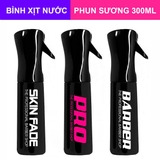Bình xịt nước áp suất N3 Black phun sương nano Skin Fade 300ml