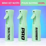 Bình Xịt Áp Suất Nano nam nữ Phun Sương Mini Green 200ML