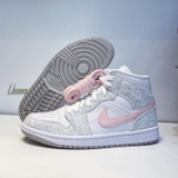Giày Nike Wmns Air Jordan 1 Mid SE 'White Light Iron Ore'