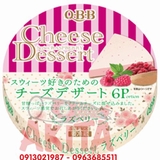 Phomai QBB (ngọt) Dessert Cheese - vị dâu rừng (hộp 6 miếng)