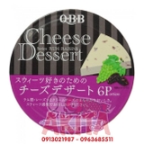 Phomai QBB (ngọt) Dessert Cheese - vị nho khô (hộp 6 miếng)