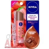 Nivea Flavor Lip - Mùi Dâu + Chocolate