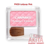 Phấn má hồng Canmake Powder Cheeks (màu Lolipop Pink)